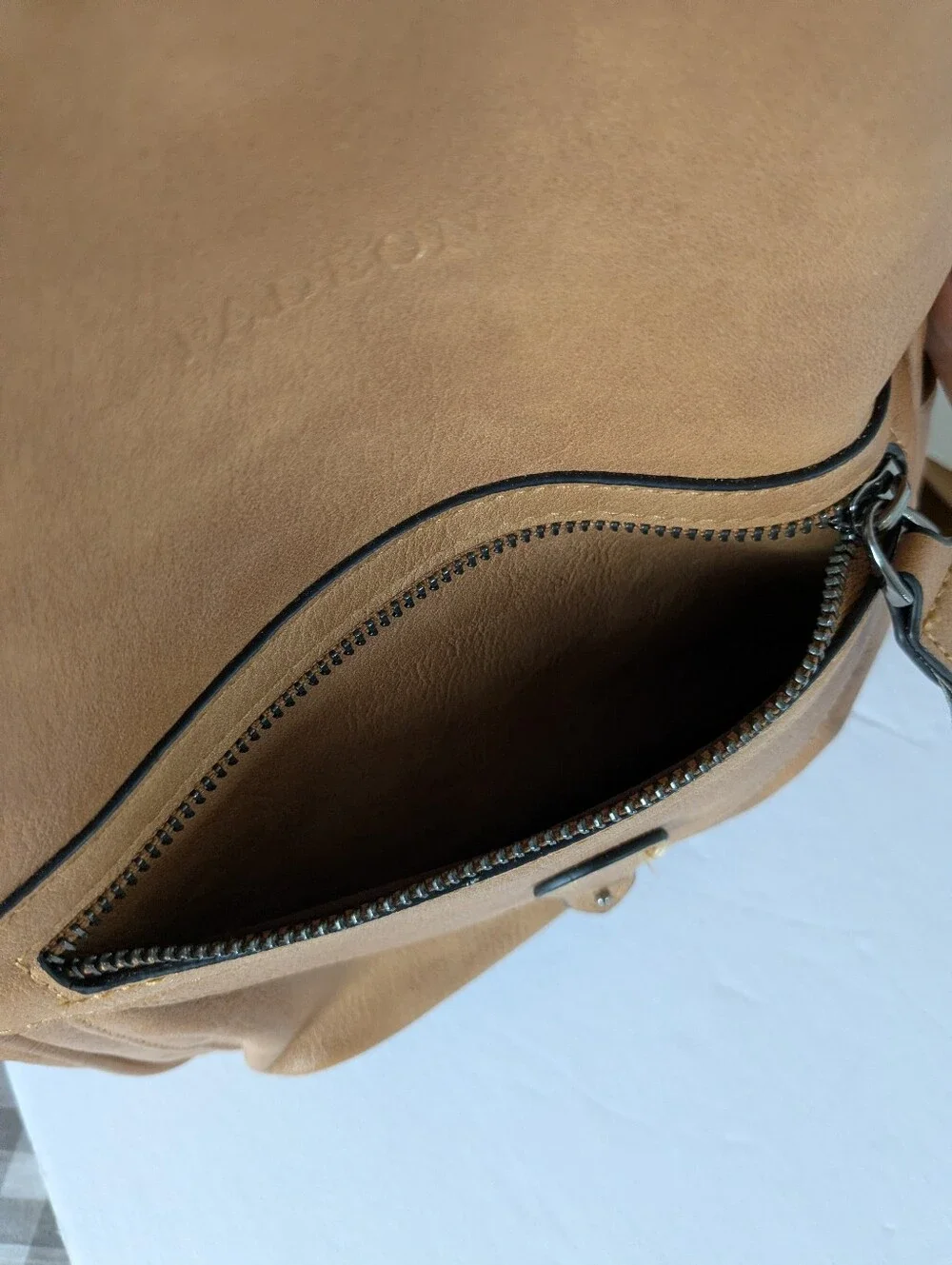 Fadeon Faux Leather Backpack